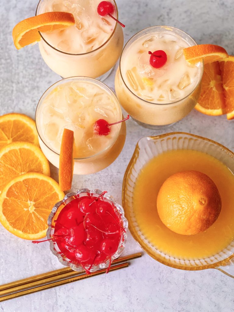 Morir Soñando: an Orange Creamsicle Cocktail Recipe featured by top NC foodie blog, Food Diary of a City Girl.