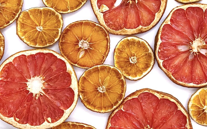 How to Dry Citrus Slices for your Holiday Cocktails and Crafts featured by top NC food blogger, Food Diary of a City Girl