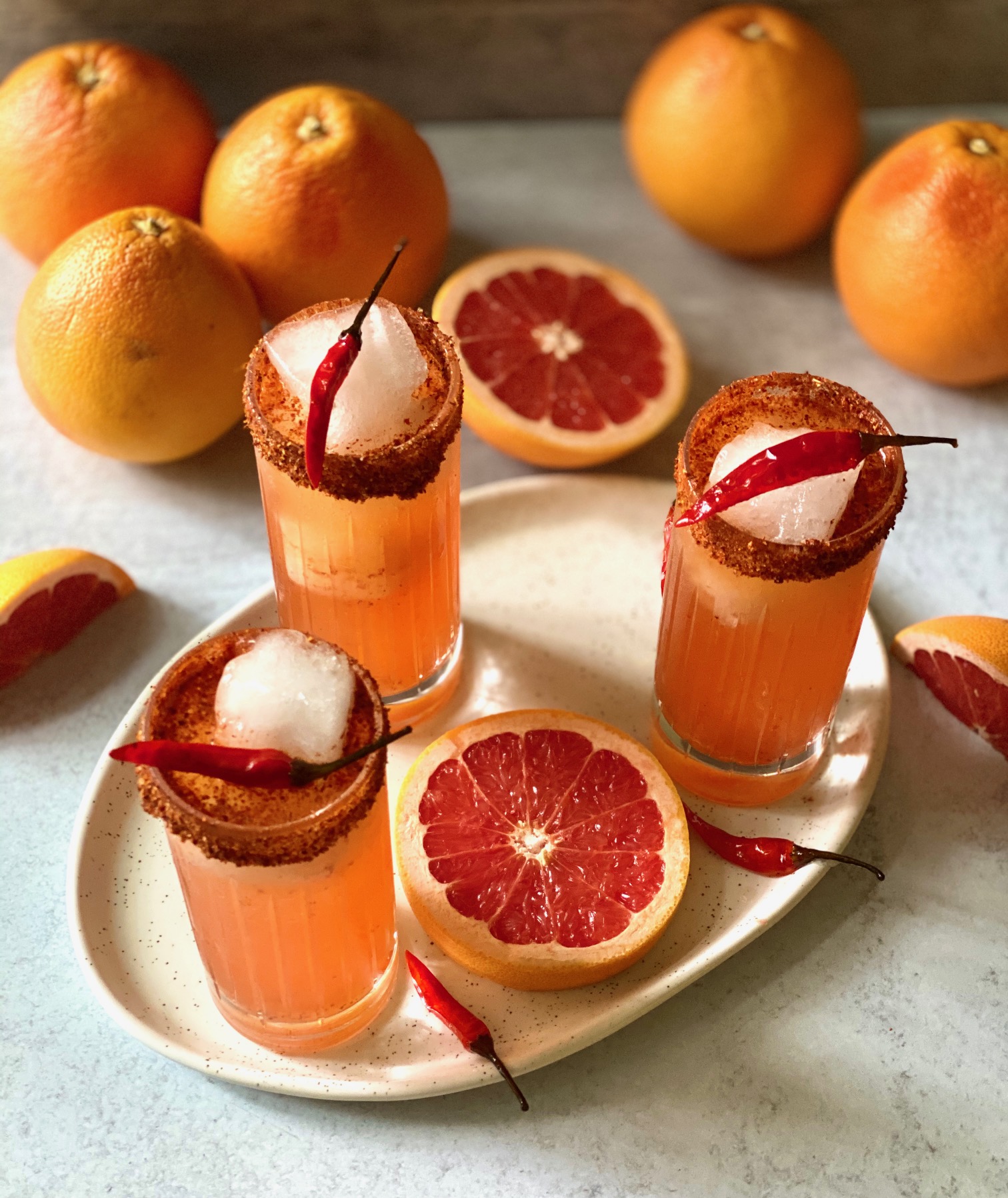 Paloma Viajera Cocktail: Moonshine Aperol Spicy Paloma Recipe
